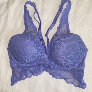 PINK push up long-line bralette